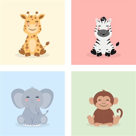 Baby Animals Vector Art Icons And Graphics For Free Download