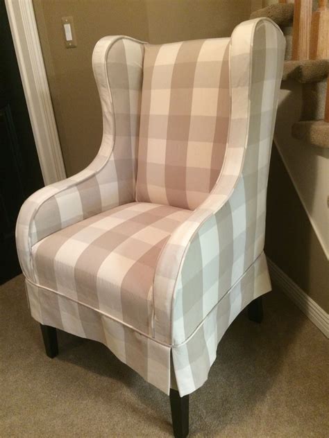 Sofa shield original patent pending small recliner slipcover, many colors, seat width to 25 inch, reversible furniture protector with straps, reclining chair slip cover throw, plaid chocolate beige. Plaid Wingback Chair Cover - Home Design Ideas
