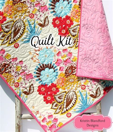 Whole Cloth Quilt Kit Minky Baby Cheater Panel Simple Quick Etsy