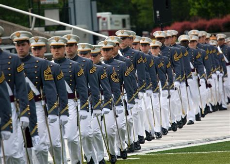 West Point First Classmen Marching Towards Michie Stadium For Graduation R Uniformporn