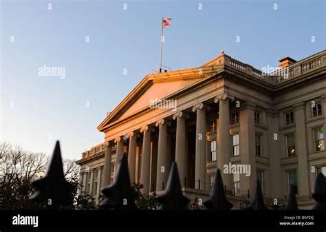 The United States Treasury Building In Washington Dc Stock Photo Alamy