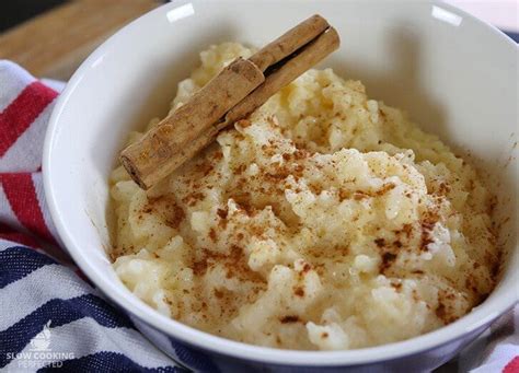 Creamy Slow Cooker Rice Pudding Slow Cooking Perfected