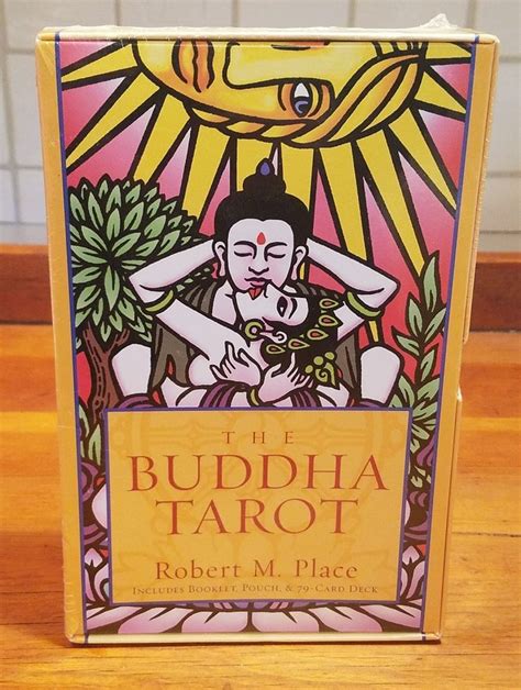 The Buddha Tarot By Robert M Place W Booklet Pouch 79 Cards Sealed In