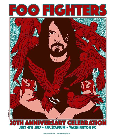 Washington Foo Fighters Poster Foo Fighters Concert Poster Foo