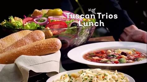 My typical day included these small. Olive Garden Tuscan Trios Lunch TV Commercial, 'Soup ...
