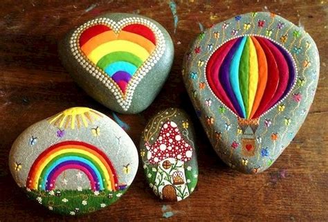 70+ Inspiring DIY Painted Rocks Ideas