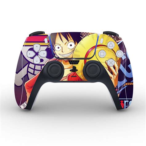 Anime One Piece Luffy Protective Ps5 Controller Skin Sticker Decal