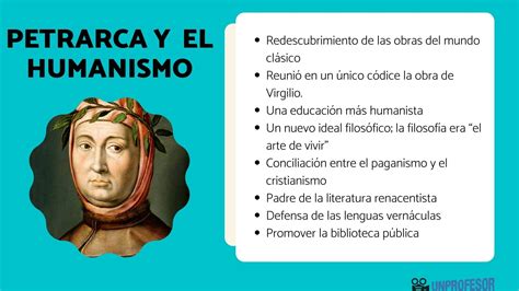 Petrarca Y El Humanismo Principales APORTACIONES Y OBRAS Resumen