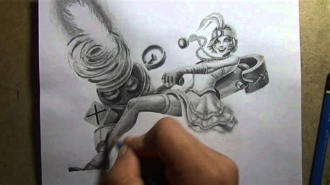 Input the name or content to create and press go. Pencil Drawing - Jinx - YouTube