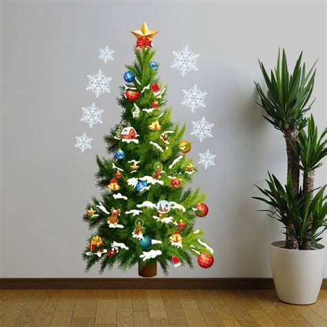 Large Christmas Tree Wall Stickers Window Decal Mural Vinyl Home Decor