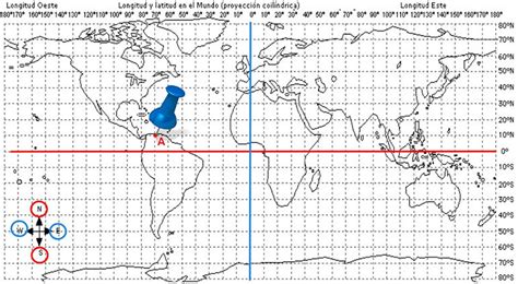 Planisferio Con Coordenadas Geograficas Para Imprimir