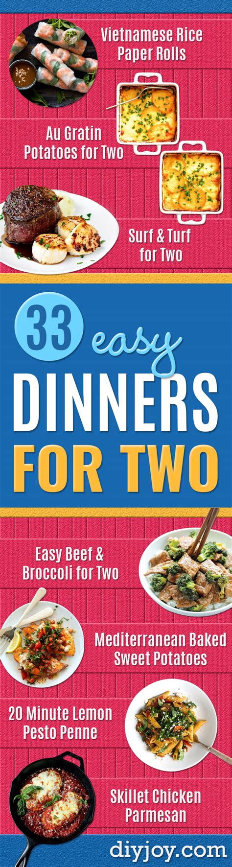 33 Easy Dinner Recipes For Two