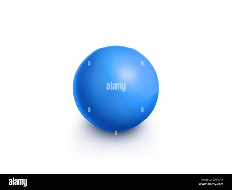 Blue Spheres Isolated On White Background 3d Render Stock Photo Alamy