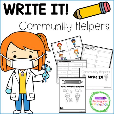 Write It Community Helpers Writing Center Activities