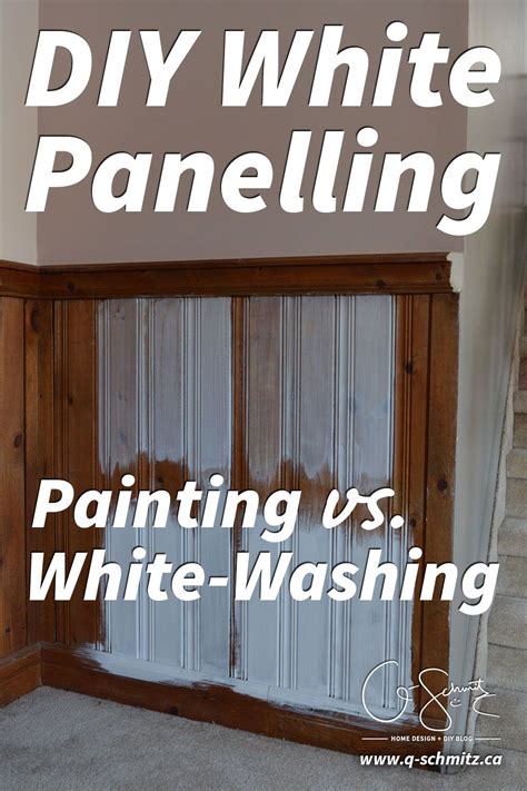 When selecting white oil colors, consider tinting strength. Painting vs. Whitewashing Panelling (and Brick!) | Madness ...