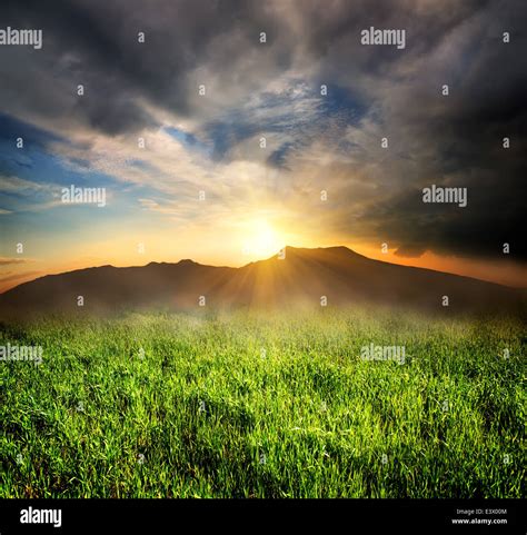 Grass In The Mountains Hi Res Stock Photography And Images Alamy