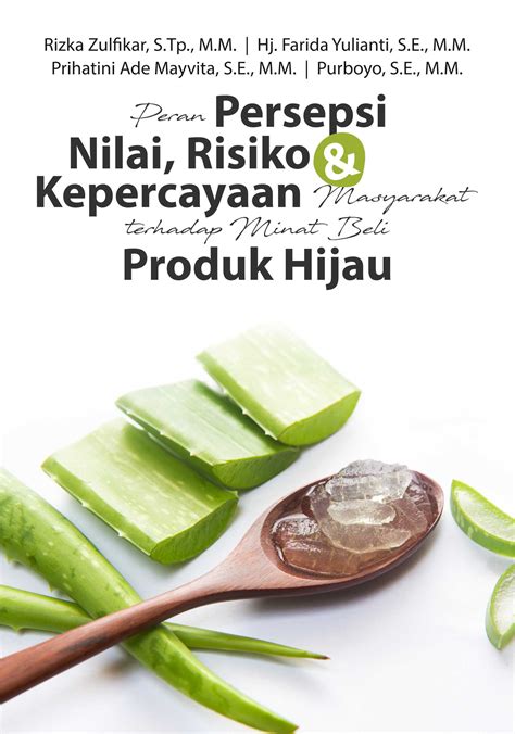 Empat teras utama teknologi hijau. Buku Peran Persepsi Nilai, Risiko & Kepercayaan Masyarakat ...