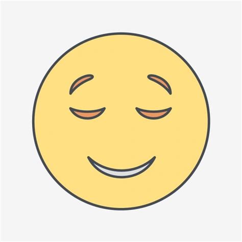 Calming Vector Art Png Vector Calm Emoji Icon Emoji Icons Calm