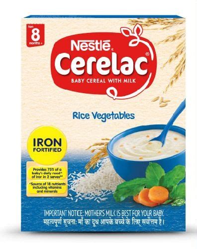 Maybe you would like to learn more about one of these? Nestle Cerelac Fortified Baby Cereal With Milk, Rice ...