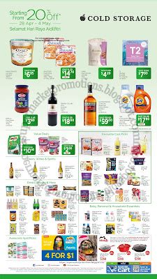 Cold Storage Weekly Promotion April May Supermarket