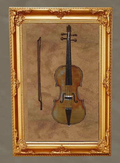 Second Life Marketplace Violin Shadow Box