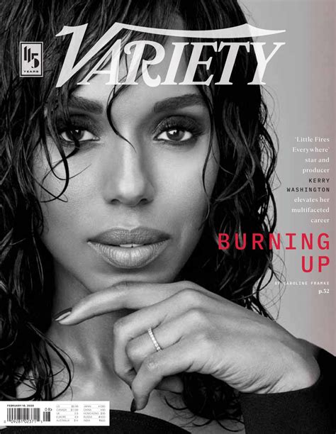 Kerry Washington On The Cover Of Variety Magazine February 2020