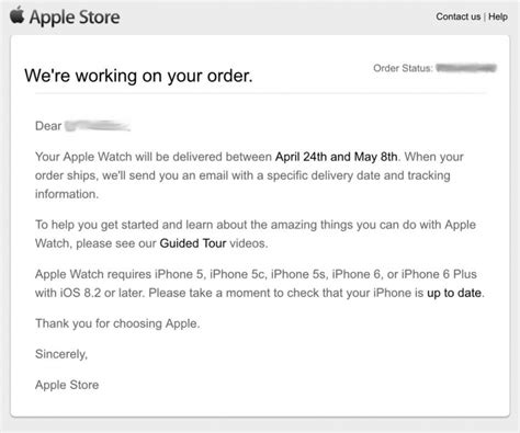 Writing solid email scripts that return results takes practice. Apple Contacting Some Early Apple Watch Customers: 'We're ...
