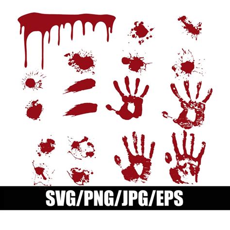 Blood Drips Svg Blood Png Bloody Font Svg Claw Svg Blood Splatter