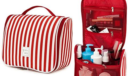 9 of the best women s hanging toiletry bags huffpost life