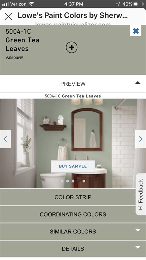 Granite grey, ivory, cobalt grey, magnolia, mocha brown, mellow green, black, brilliant white, white lace, sandstone. Valspar green tea leaves | Light green paint, Lowes paint ...
