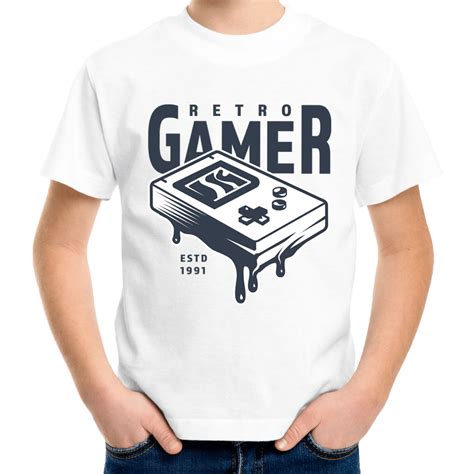 Ge 013 Retro Gamer T Shirt Aww Design