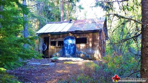 Blue Face In Parkhurst Ghost Town Whistler