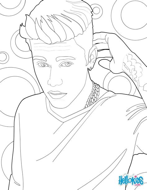 Free Justin Bieber Coloring Pages - AtticusfvHolden