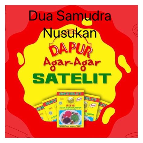 Jual E NB Bubuk Agar Agar Satelit Aneka Rasa Merah Putih Hijau