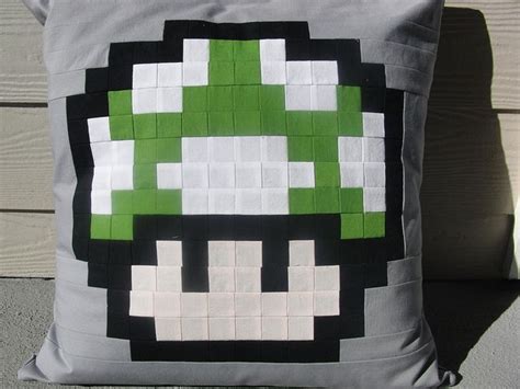 Mario 1 Up Mushroom Pillow For My Sister Via Flickr Imadethis