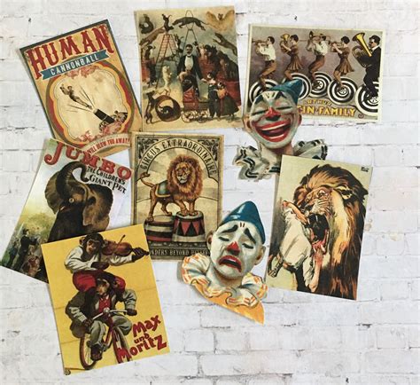 Our Featured Products Carnivals Circus Clown Posters Vintage X