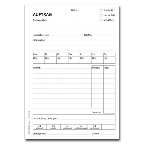 Das nachstehende muster wurde mit größter sorgfalt erstellt. Floristen-Auftragsblock