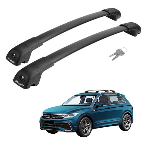 Bougerv Car Roof Rack Cross Bars For Volkswagen Vw Tiguan 2018 2023