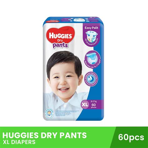 Huggies Dry Pants Xl Diapers 60pcs Biggrocer