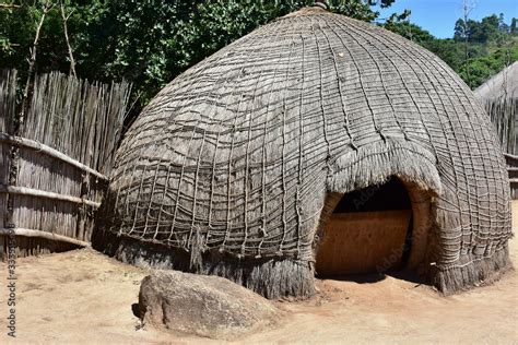 Mantenga Cultural Village In Swazilandsouthern Africa Stock Photo