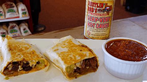 Chipotle Habanero Steak Burritos With Rustlin Robs Very Very Hot