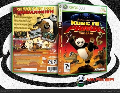 Kung Fu Panda Xbox 360 Box Art Cover By Marker