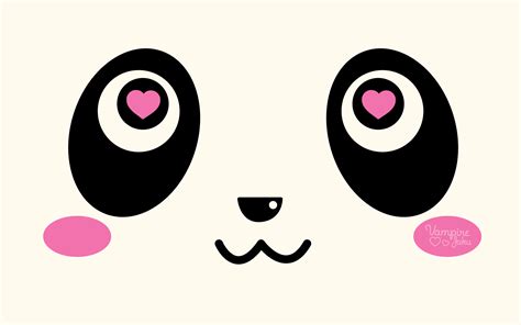 Panda Face Wallpaper Cute 10338 Wallpaper Walldiskpaper
