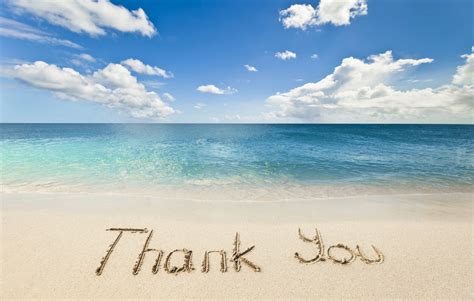 Terima kasih is a standard, polite way to say 'thank you' in indonesian. Thank You Beach- stock photo