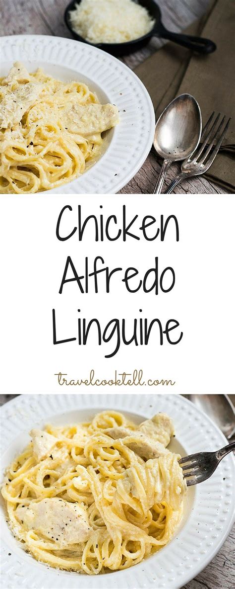 Pour the alfredo sauce over the noodles and steak and mix together to combine. Chicken Alfredo Linguine | Recipe | Chicken alfredo ...