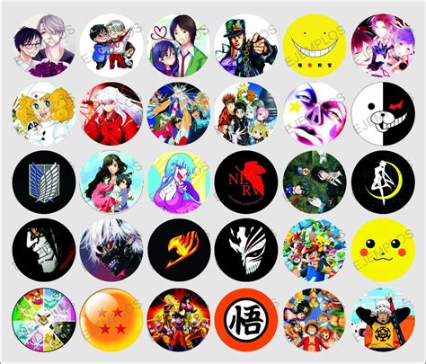 Pins Botones Anime Comics Musica Kawaii Juegos Y Mas 900 En
