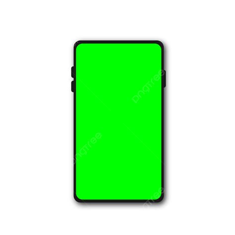 Phone With Green Screen Vector Green Screen Phone Green Screen Green