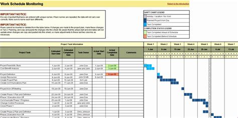 10 Microsoft Project Template Excel Excel Templates