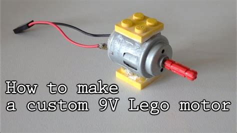 How To Make A Custom 9v Lego Motor Youtube