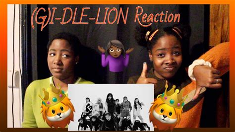 Gi Dle Lion Official Music Video Reaction 🦁 여자아이들 Youtube